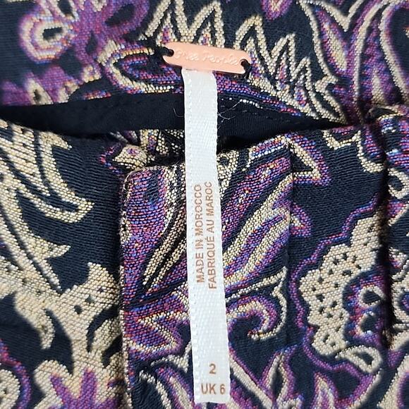 Free People Walker Relaxed Jacquard Pants - Picture 4 of 12